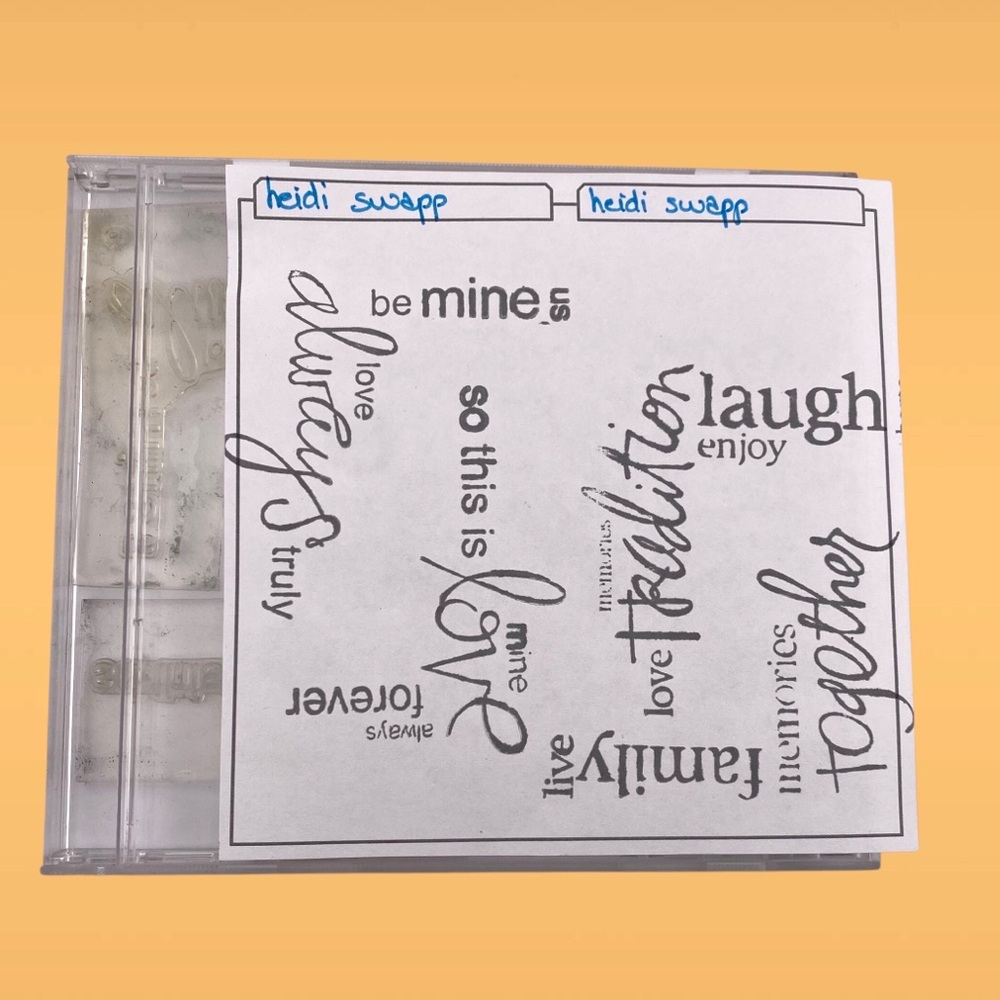 Acrylic Stamps by Heidi Swapp - As Is (66)